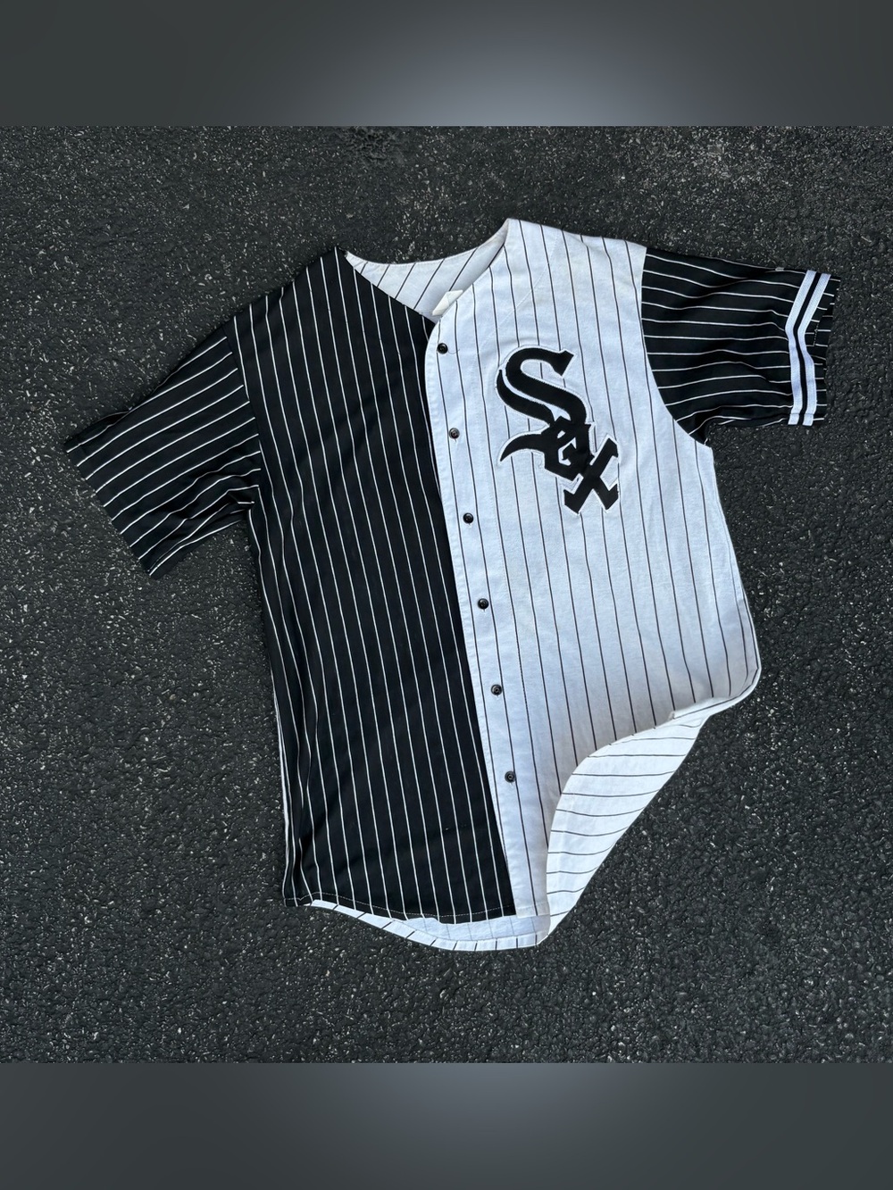 Vintage 90s Chicago White Sox Majestic Split Jersey 1992 Made in USA Mens L Rare